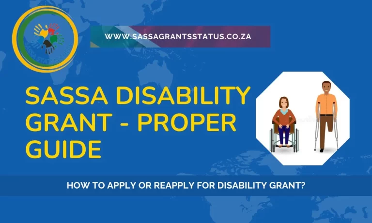 SASSA Disability Grant | Application Process & Eligibility