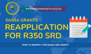 SASSA SRD R350 Reapplication