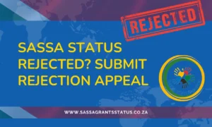 Status rejected sassa