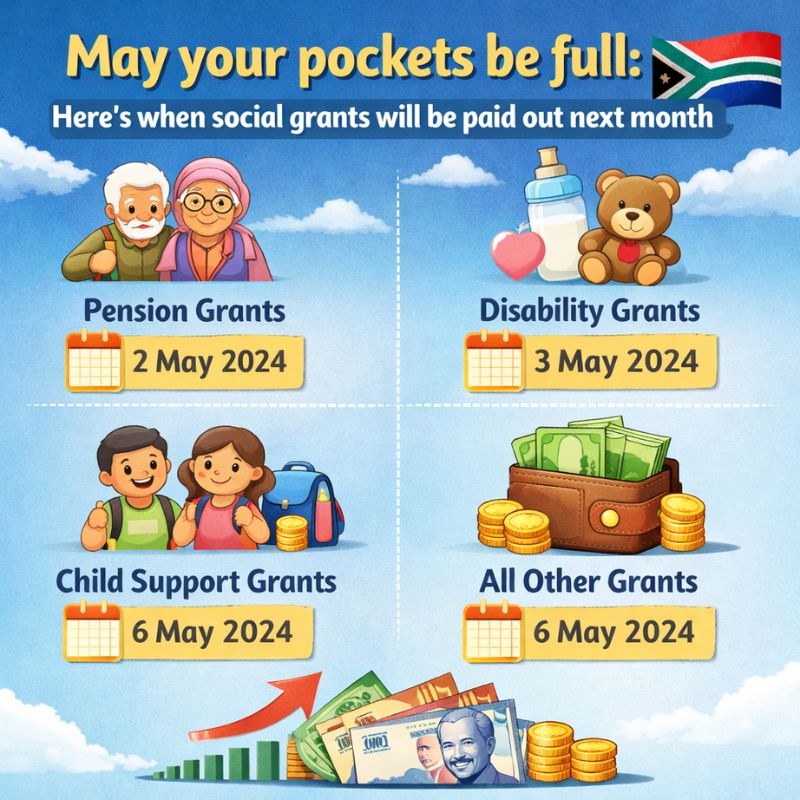 social grants will be paid